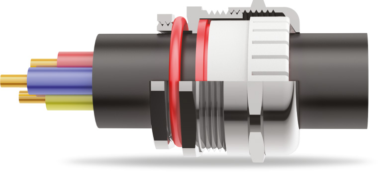 IP 68 Metric Threaded Single Compression Cable Gland 3D Diagram IP 68 Metric Threaded Single Compression Cable Gland 3D Diagram