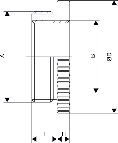 Reducer Light Knurling Diagram Reducer Light Knurling Diagram